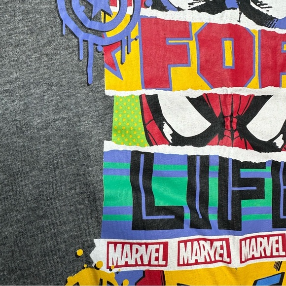 Marvel T-Shirt Graphic Grey Size XS - Picture 6 of 16